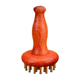 Maxbell Wooden Massage Body Brush Handheld Guasha Scraping Brush for Thigh Legs Neck