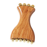 Maxbell Gua Sha Facial Tool Body Massage Tool Portable Wooden Face Comb Gua Sha Tool Wood Color