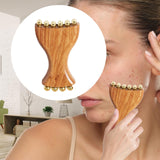 Maxbell Gua Sha Facial Tool Body Massage Tool Portable Wooden Face Comb Gua Sha Tool Wood Color