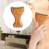 Maxbell Gua Sha Facial Tool Body Massage Tool Portable Wooden Face Comb Gua Sha Tool Wood Color