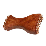 Maxbell Gua Sha Facial Tool Body Massage Tool Portable Wooden Face Comb Gua Sha Tool Brown