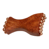 Maxbell Gua Sha Facial Tool Body Massage Tool Portable Wooden Face Comb Gua Sha Tool Brown