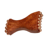 Maxbell Gua Sha Facial Tool Body Massage Tool Portable Wooden Face Comb Gua Sha Tool Brown