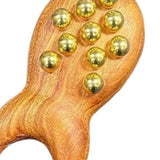 Maxbell Wooden Nose Guasha Massage Tool for Women Men Handheld Portable Gua Sha Tool
