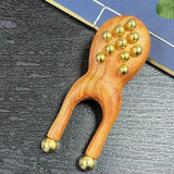 Maxbell Wooden Nose Guasha Massage Tool for Women Men Handheld Portable Gua Sha Tool
