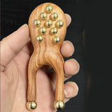 Maxbell Wooden Nose Guasha Massage Tool for Women Men Handheld Portable Gua Sha Tool