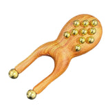 Maxbell Wooden Nose Guasha Massage Tool for Women Men Handheld Portable Gua Sha Tool