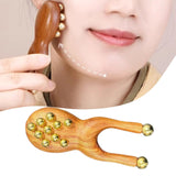 Maxbell Wooden Nose Guasha Massage Tool for Women Men Handheld Portable Gua Sha Tool