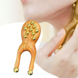 Maxbell Wooden Nose Guasha Massage Tool for Women Men Handheld Portable Gua Sha Tool