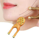 Maxbell Wooden Nose Guasha Massage Tool for Women Men Handheld Portable Gua Sha Tool