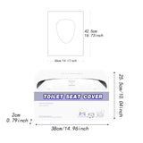 Maxbell Disposable Toilet Seat Covers for Kids Adults for Vacations