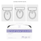 Maxbell Disposable Toilet Seat Covers for Kids Adults for Vacations