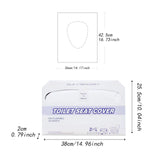 Maxbell Disposable Toilet Seat Covers for Kids Adults for Vacations