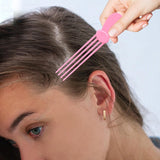 Maxbell Scalp Massage Comb Professional Family Gift Home Salon Compact Head Massager Pink