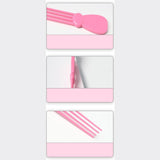 Maxbell Scalp Massage Comb Professional Family Gift Home Salon Compact Head Massager Pink