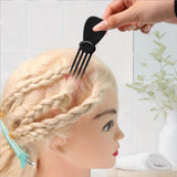 Maxbell Scalp Massage Comb Professional Family Gift Home Salon Compact Head Massager Black