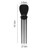 Maxbell Scalp Massage Comb Professional Family Gift Home Salon Compact Head Massager Black