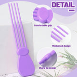 Maxbell Scalp Massage Comb Professional Family Gift Home Salon Compact Head Massager Purple