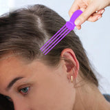 Maxbell Scalp Massage Comb Professional Family Gift Home Salon Compact Head Massager Purple
