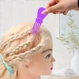 Maxbell Scalp Massage Comb Professional Family Gift Home Salon Compact Head Massager Purple