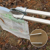 Maxbell Trash Garbage Picker Grabber Pickup Tool for Lawn Trash Can behind Furniture Iron Head