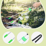 Maxbell Trash Garbage Picker Grabber Pickup Tool for Lawn Trash Can behind Furniture Rubber Head