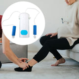 Maxbell Sock Aid No Bending Portable Sock Assistant Device Disabled Elderly White