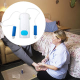 Maxbell Sock Aid No Bending Portable Sock Assistant Device Disabled Elderly White