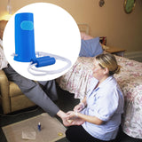 Maxbell Sock Aid No Bending Portable Sock Assistant Device Disabled Elderly Blue
