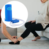 Maxbell Sock Aid No Bending Portable Sock Assistant Device Disabled Elderly Blue