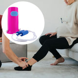 Maxbell Sock Aid No Bending Portable Sock Assistant Device Disabled Elderly Rose Red