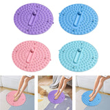 Maxbell Foot Massage Mat Compact Reflexology Mat for Travel Home Long Sitting Worker Pink