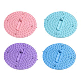 Maxbell Foot Massage Mat Compact Reflexology Mat for Travel Home Long Sitting Worker Pink