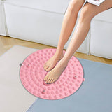 Maxbell Foot Massage Mat Compact Reflexology Mat for Travel Home Long Sitting Worker Pink