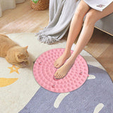 Maxbell Foot Massage Mat Compact Reflexology Mat for Travel Home Long Sitting Worker Pink