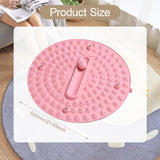 Maxbell Foot Massage Mat Compact Reflexology Mat for Travel Home Long Sitting Worker Pink