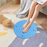 Maxbell Foot Massage Mat Compact Reflexology Mat for Travel Home Long Sitting Worker Blue