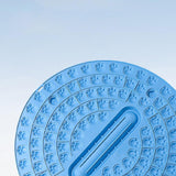 Maxbell Foot Massage Mat Compact Reflexology Mat for Travel Home Long Sitting Worker Blue