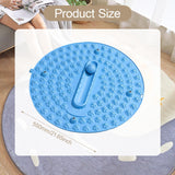 Maxbell Foot Massage Mat Compact Reflexology Mat for Travel Home Long Sitting Worker Blue