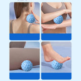 Maxbell Foot Massage Mat Compact Reflexology Mat for Travel Home Long Sitting Worker Blue