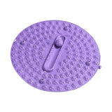 Maxbell Foot Massage Mat Compact Reflexology Mat for Travel Home Long Sitting Worker Purple