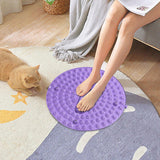 Maxbell Foot Massage Mat Compact Reflexology Mat for Travel Home Long Sitting Worker Purple
