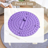 Maxbell Foot Massage Mat Compact Reflexology Mat for Travel Home Long Sitting Worker Purple
