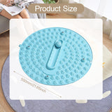 Maxbell Foot Massage Mat Compact Reflexology Mat for Travel Home Long Sitting Worker Light Green