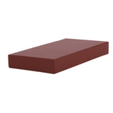 Maxbell Bolster Pillow Cushy Support Sponge PU Leather Square Pad for Head Legs Neck 50cmx30cmx7cm