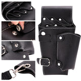 Maxbell Hairdresser Bag Black Hairdresser Scissor Holster Pouch Bag for Hair Stylist
