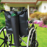 Maxbell Oxygen Cylinder Bag for Wheelchair Oxygen Bottle Carrier for Travel Patients