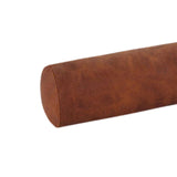 Maxbell Neck Pillow for Sleeping Soft Cylinder Bolster Pillow for Home Travel Office Brown