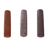 Maxbell Neck Pillow for Sleeping Soft Cylinder Bolster Pillow for Home Travel Office Brown