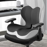 Maxbell Sitting Ergonomic Cushion Breathable Back Rest Memory Foam Seat Back Cushion Gray